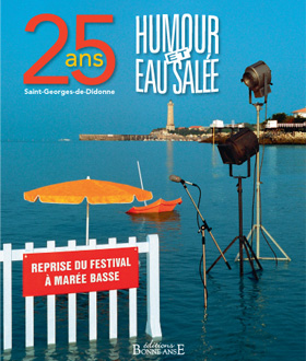 couverture du livre humour et eau salée 25 ans